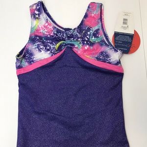 Danskin Freestyle Gymnastic Dance Tank Top Size 6 6X SMALL NWT